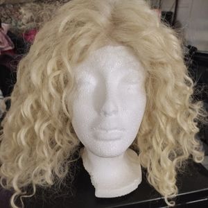 Long Blond Curly Wig